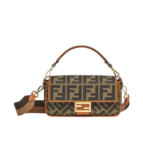 Fendi Beige FF Canvas Bag 