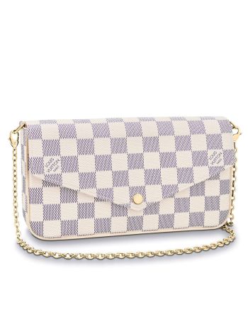 Louis Vuitton Pochette Felicie N63106 White